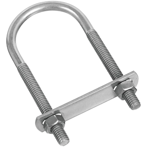 National 5/16 In. x 1-3/4 In. x 4-1/4 In. Stainless Steel Round U Bolt N222455 - main